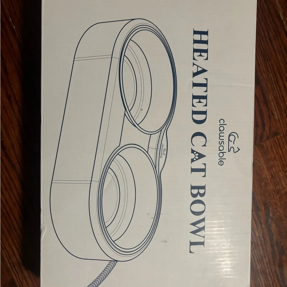 Clawsable Heated Cat Bowl